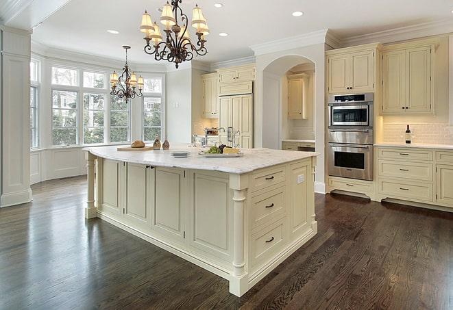 close up of high-quality laminate floor in Pacoima CA